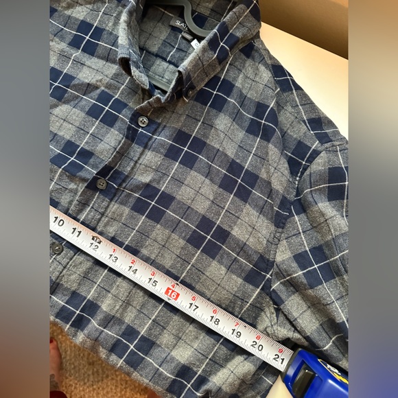 Slate & Stone Plaid Long Sleeve Button Down Top - Picture 3 of 6